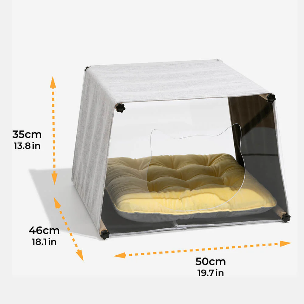 Acrylic Indoor Simple Solid Wood Structure Cat House - Image 10