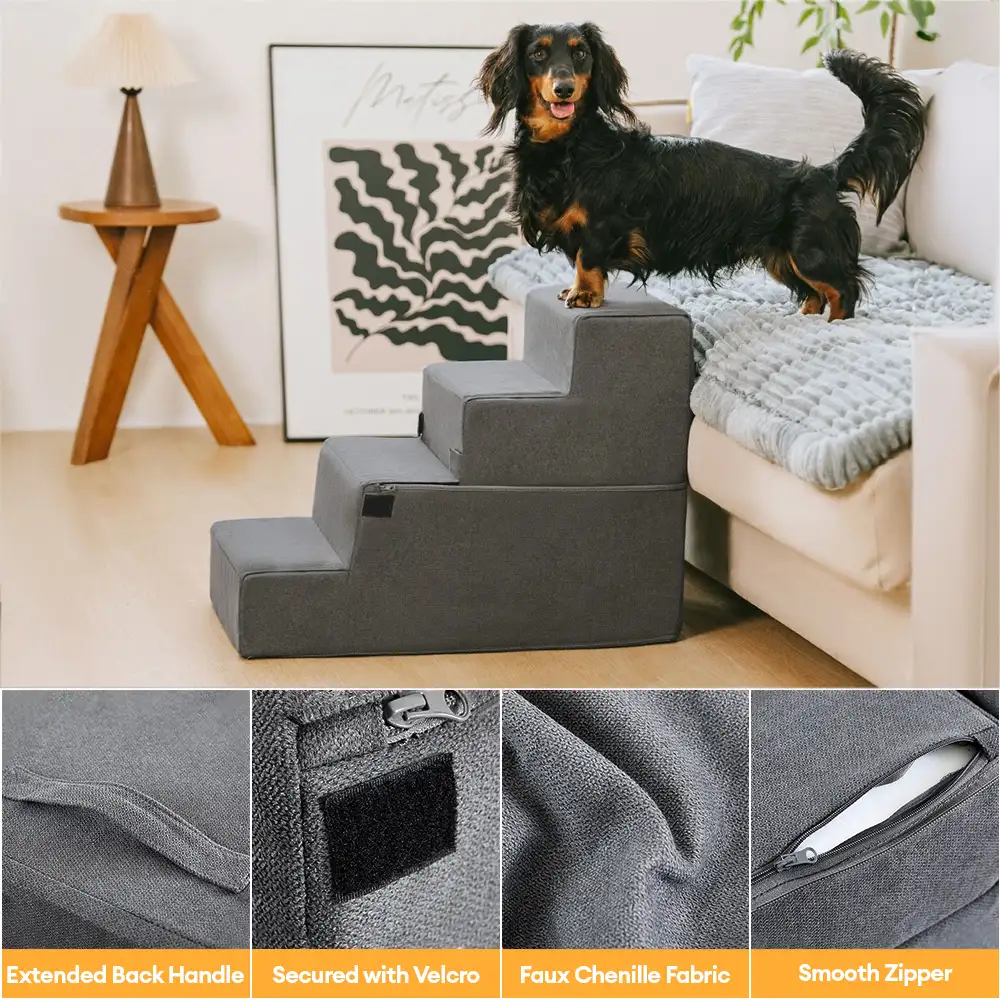 All-in-One Convertible Dog Stairs - Comfortable Joint Support - Image 3