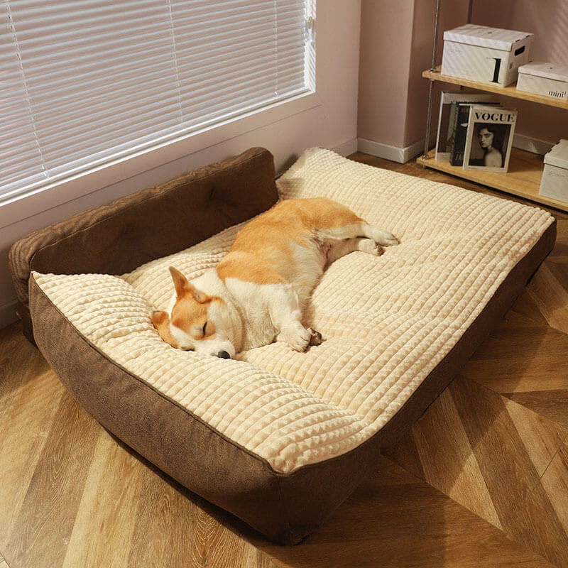 Bed Cover - All Seasons Thickened Large Washable Cat & Dog Pillow Bed - Image 6