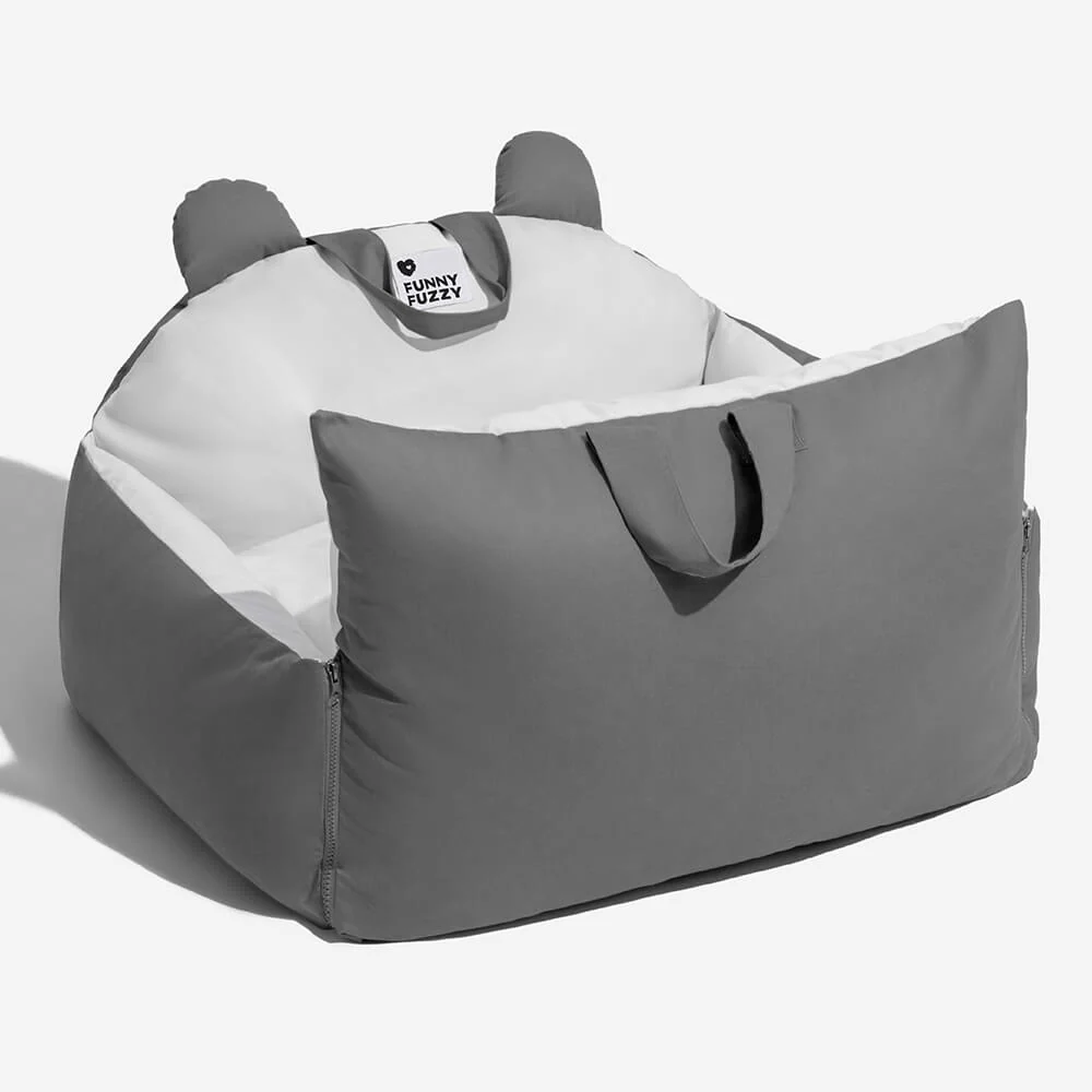 Bear Ears Pet Car Safety Bed Dog Car Seat Bed - Image 15