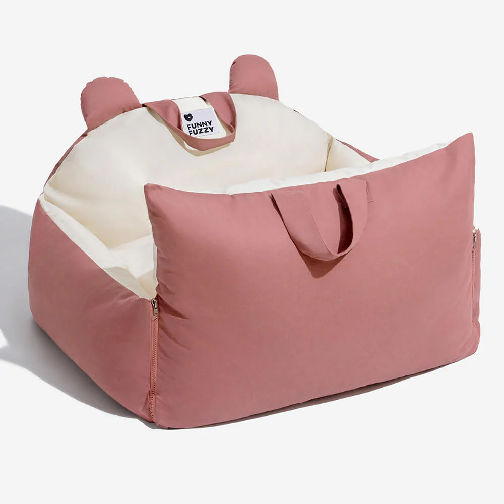 Bear Ears Pet Car Safety Bed Dog Car Seat Bed - Image 17