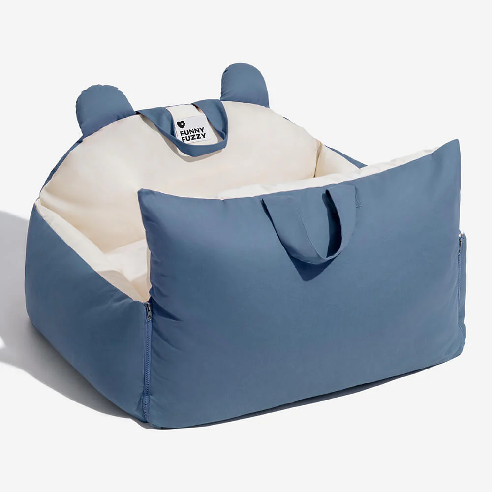 Bear Ears Pet Car Safety Bed Dog Car Seat Bed - Image 18