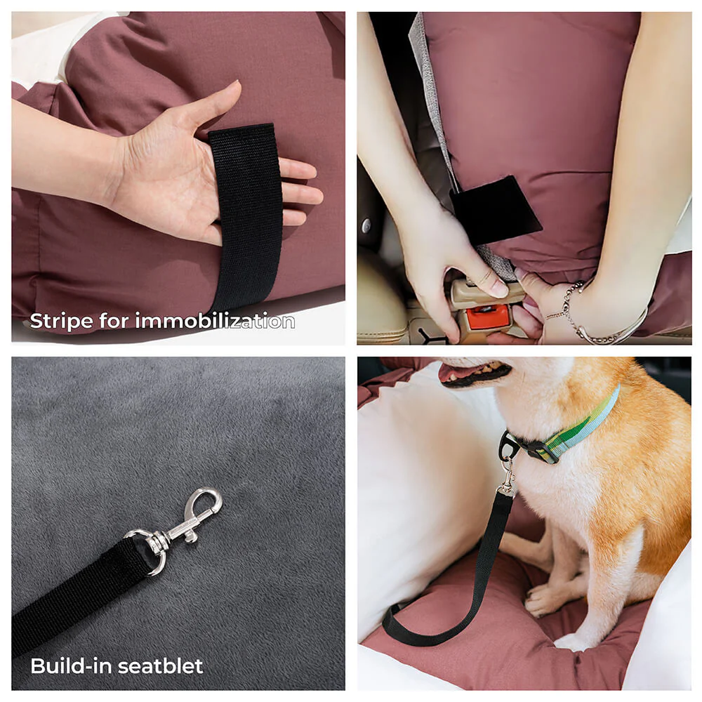 Bear Ears Pet Car Safety Bed Dog Car Seat Bed - Image 4