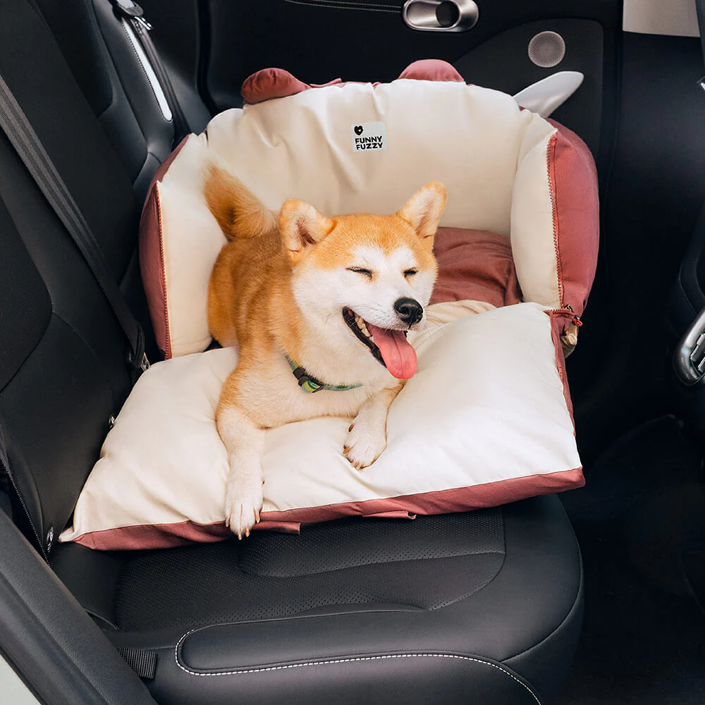 Bear Ears Pet Car Safety Bed Dog Car Seat Bed - Image 5