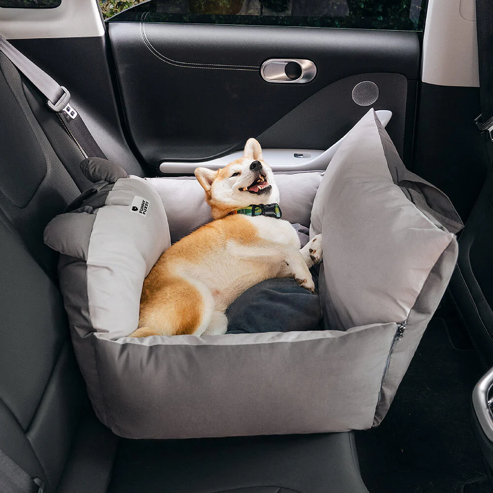 Bear Ears Pet Car Safety Bed Dog Car Seat Bed - Image 7