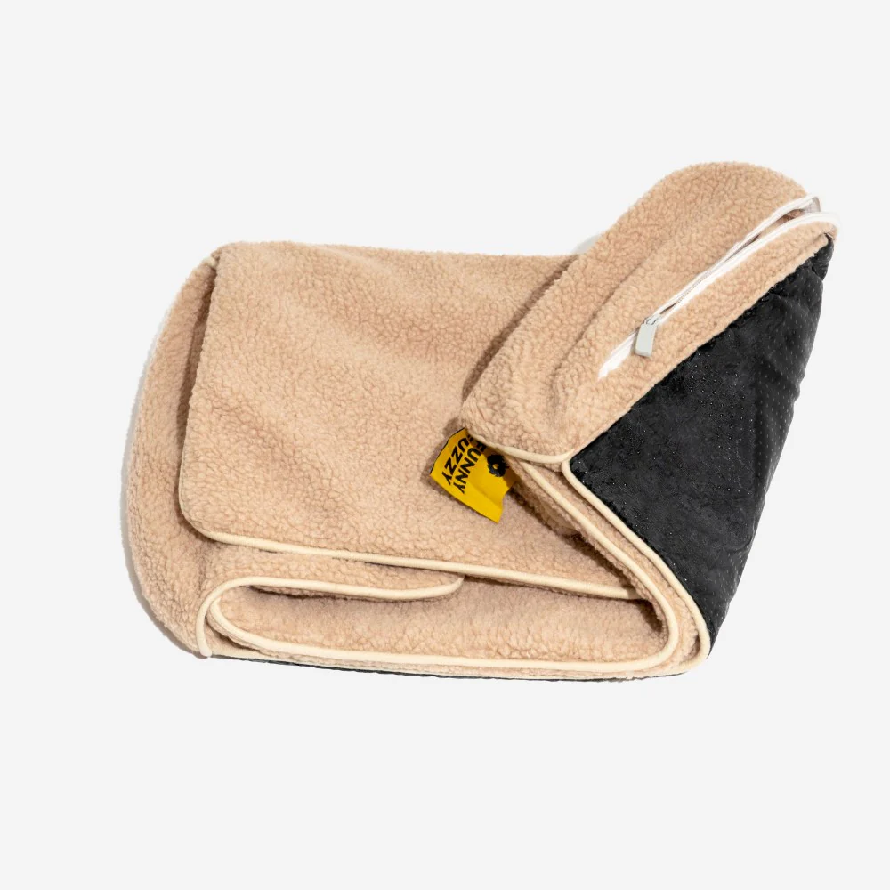 Bed Cover - Trendy Striped Faux Lambswool Double Layer Dog & Cat Sofa Bed - Image 19