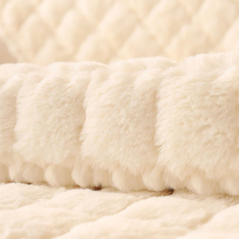 Biscuit Plush Soft Non-Slip Couch Cover - Image 7