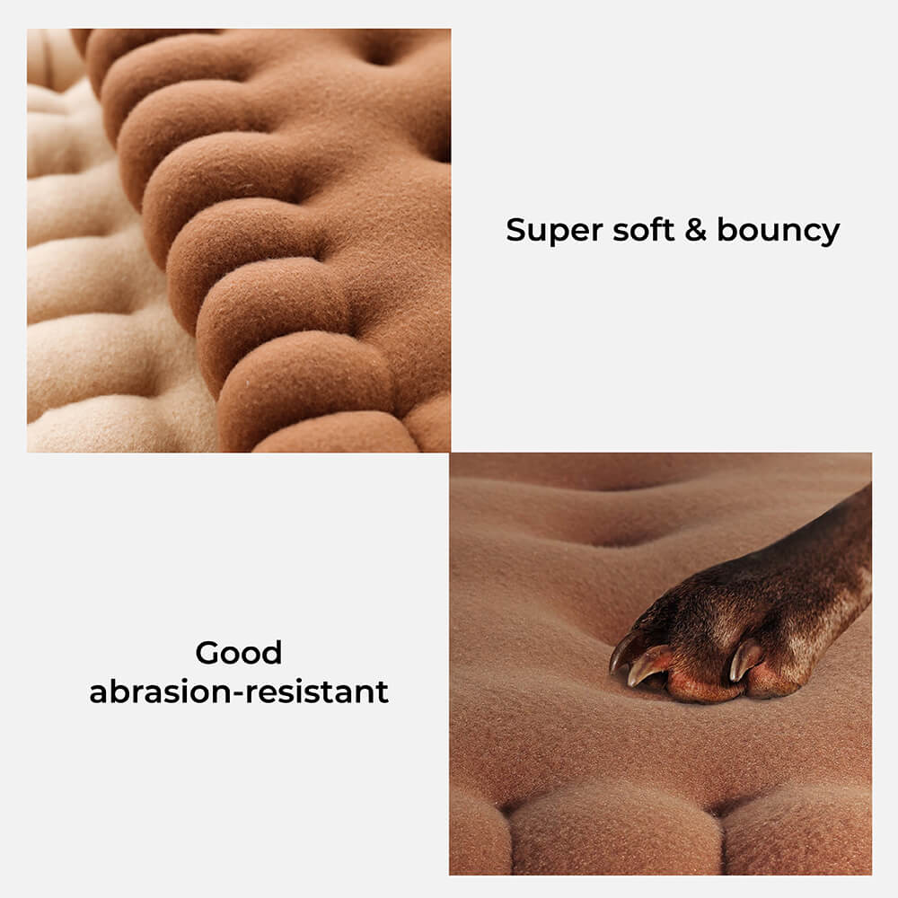 Biscuit Quilted Dog Bed - Image 4