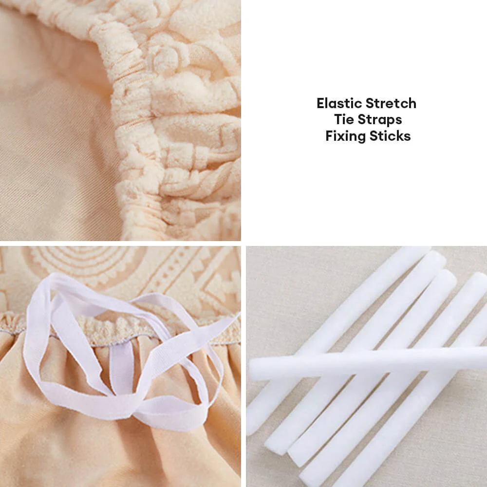 Bohemian Jacquard Stretch Full-Cover Anti-Slip Couch Cover With Pillowcase - Image 10