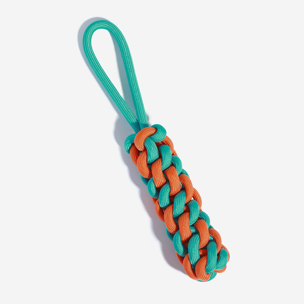 Braided Rope Stick Tug Dog Toy - Color Clash - Image 10