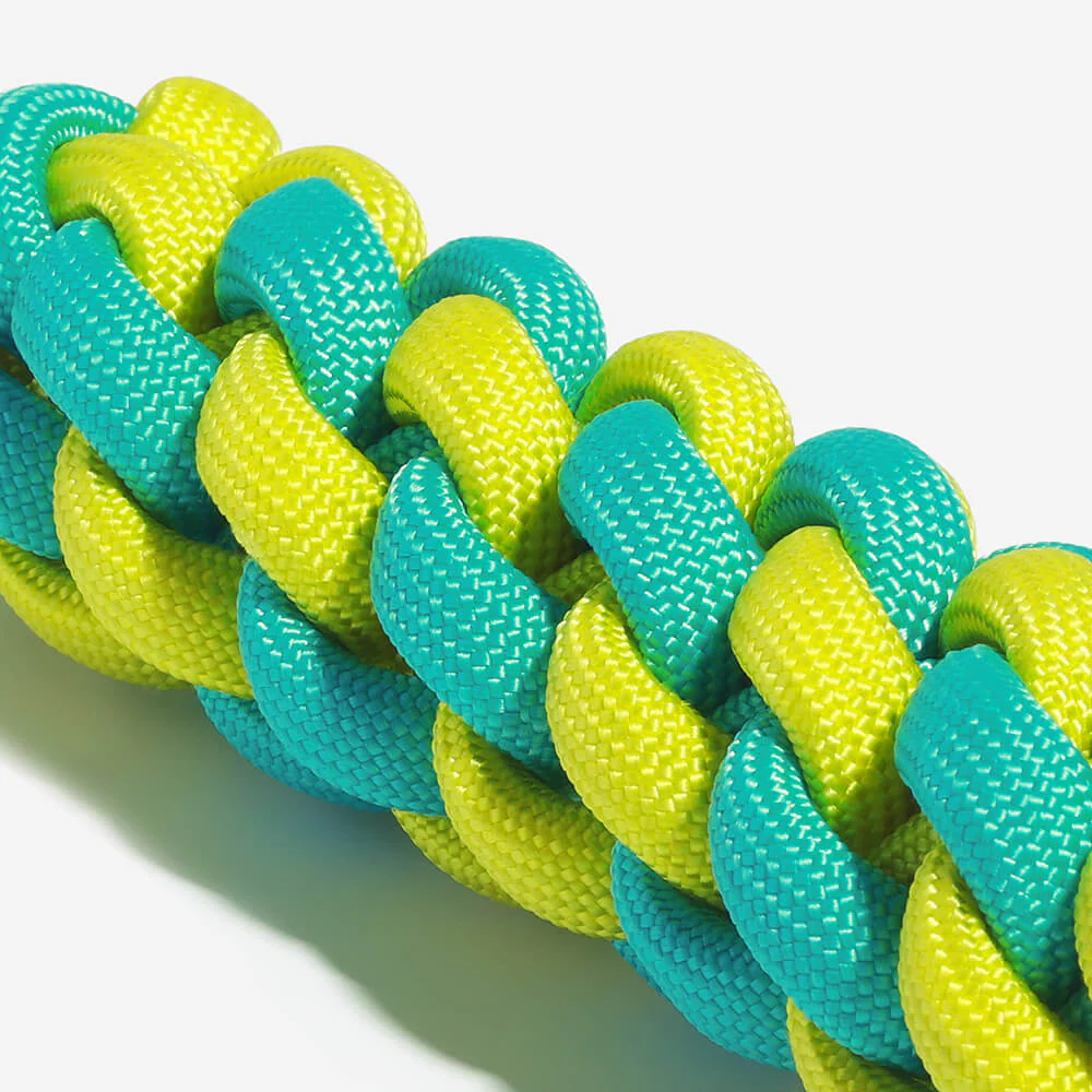 Braided Rope Stick Tug Dog Toy - Color Clash - Image 4