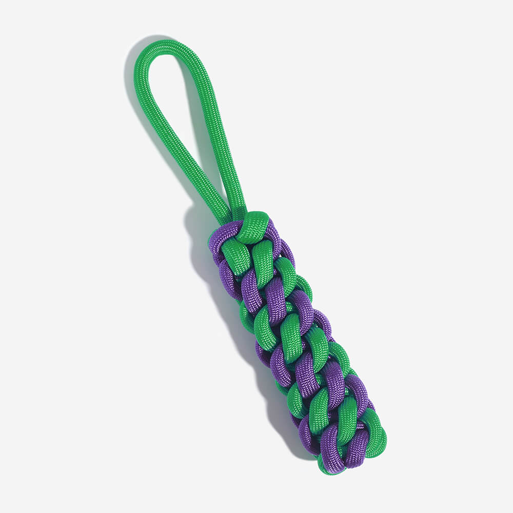 Braided Rope Stick Tug Dog Toy - Color Clash - Image 8