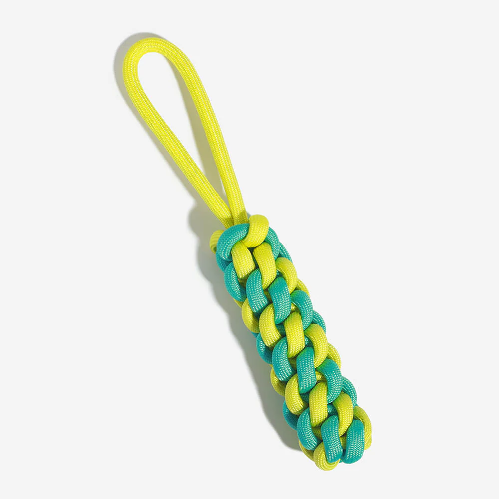 Braided Rope Stick Tug Dog Toy - Color Clash - Image 9