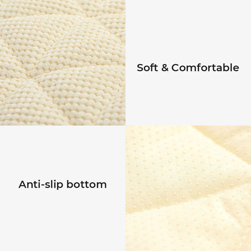 Bread Shape Chenille Non-slip Couch Cover - Image 4