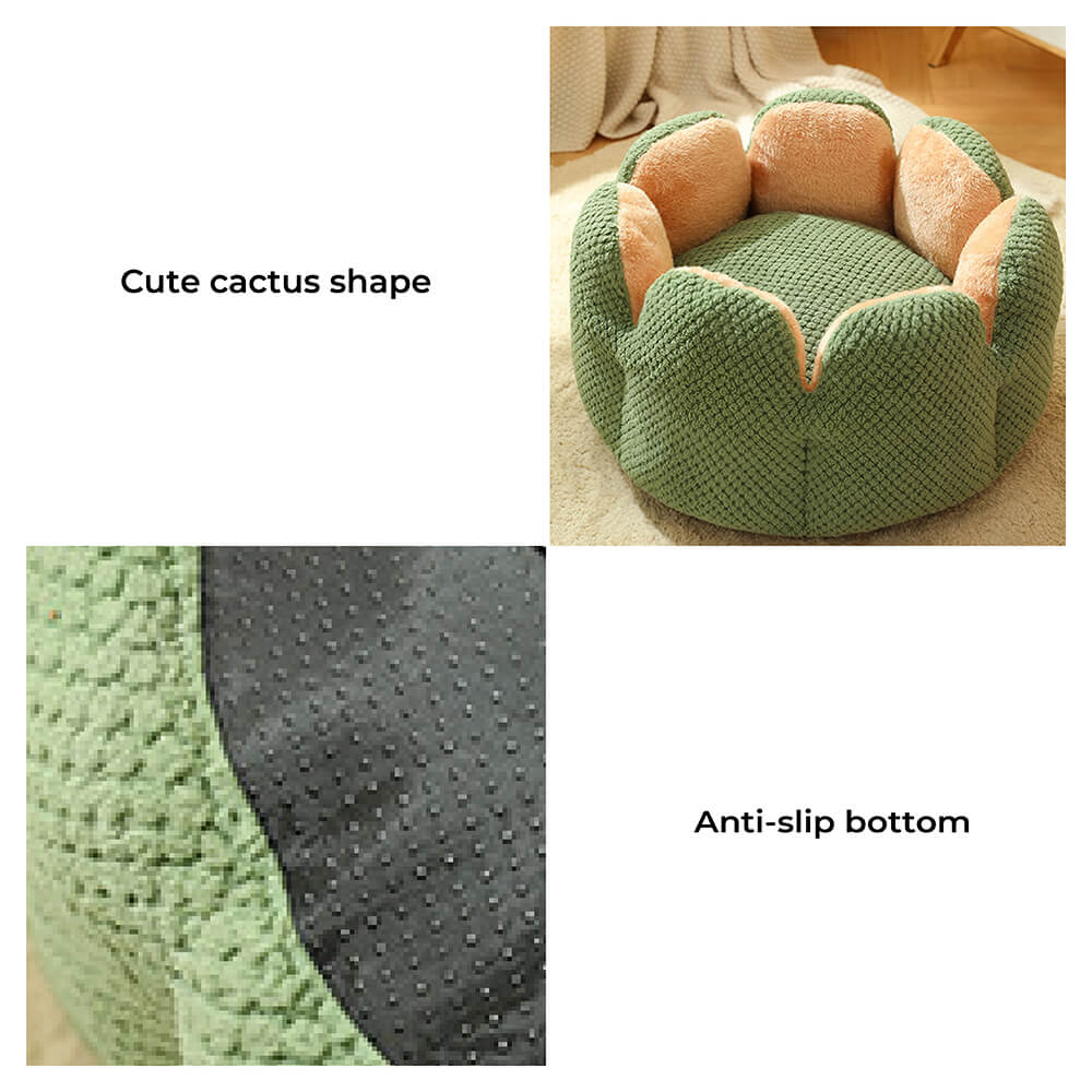Cactus Shape Comfy Pet Bed - Image 4