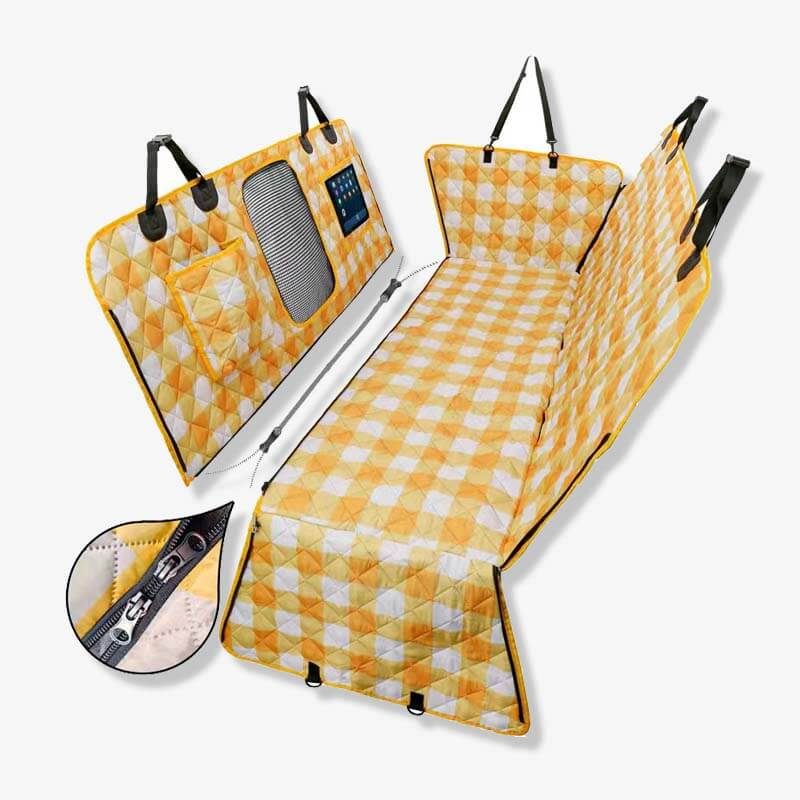 Cationic Fabric Oxford Fabric Waterproof Scratch Resistant Dog Car Seat Cover - Image 16