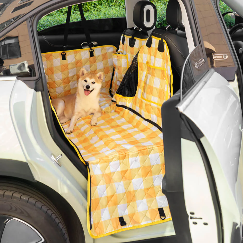 Cationic Fabric Oxford Fabric Waterproof Scratch Resistant Dog Car Seat Cover - Image 20