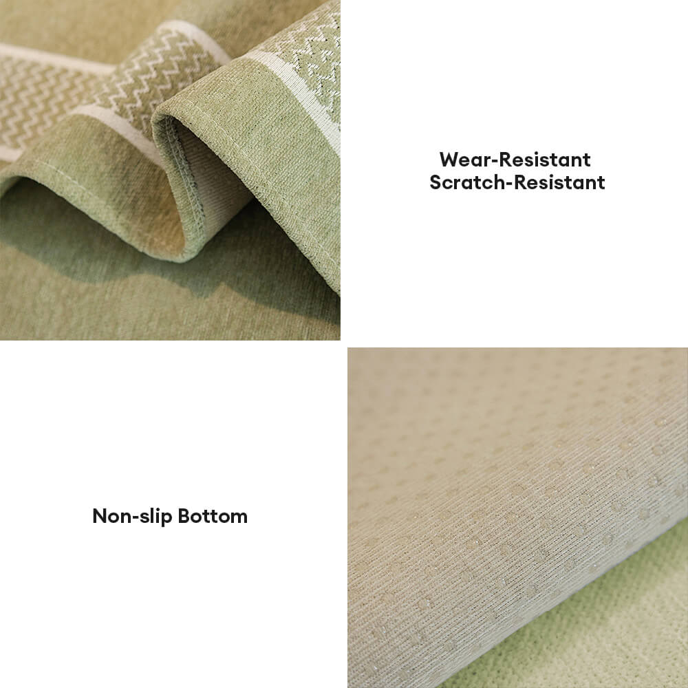 Chenille Jacquard Wide Edge Design Scratch-Resistant Couch Cover - Image 4