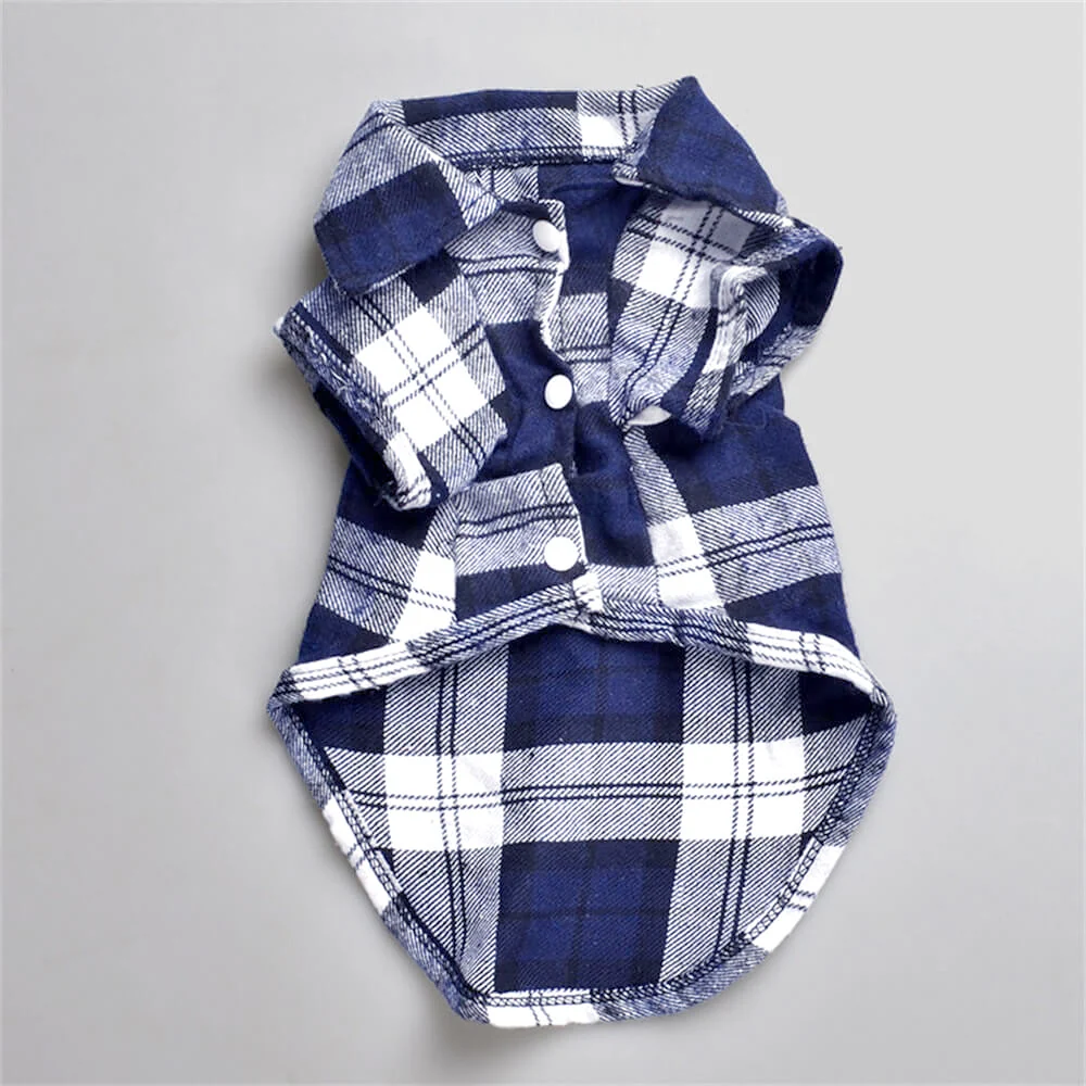 Classic Plaid Dog Shirt - Cozy and Stylish for Every Occasion - Image 3