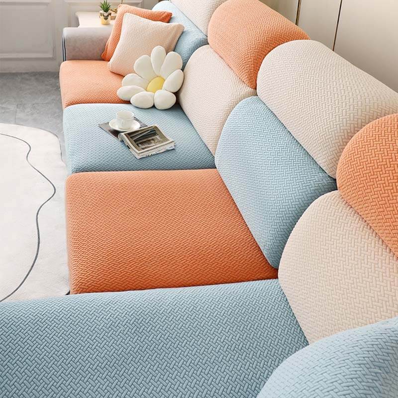 Colourful Fleece Sofa Cover Furniture Protector Couch Cover - Image 8
