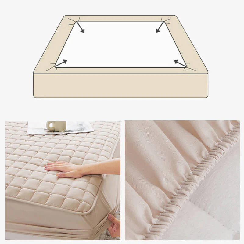 Comfort Encased Waterproof Fitted Sheet Mattress Cover - Image 8