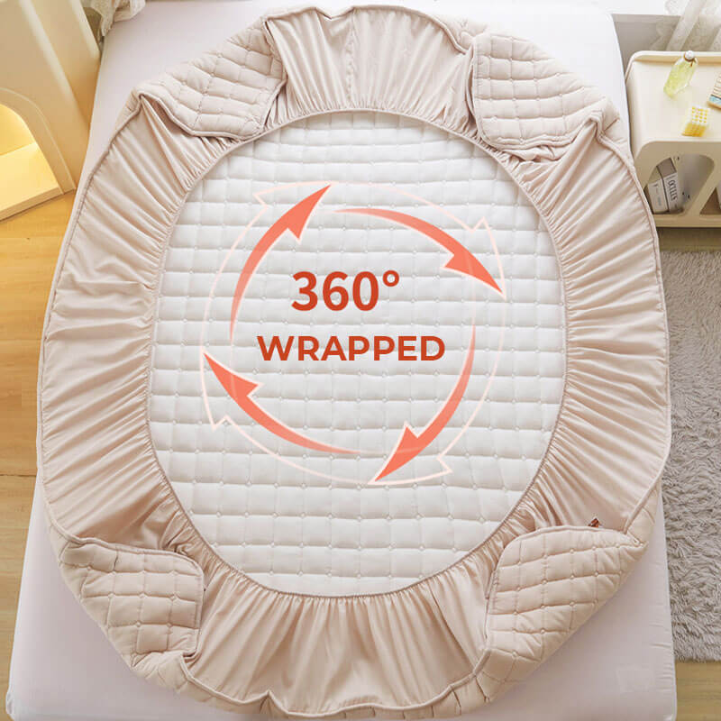 Comfort Encased Waterproof Fitted Sheet Mattress Cover - Image 9