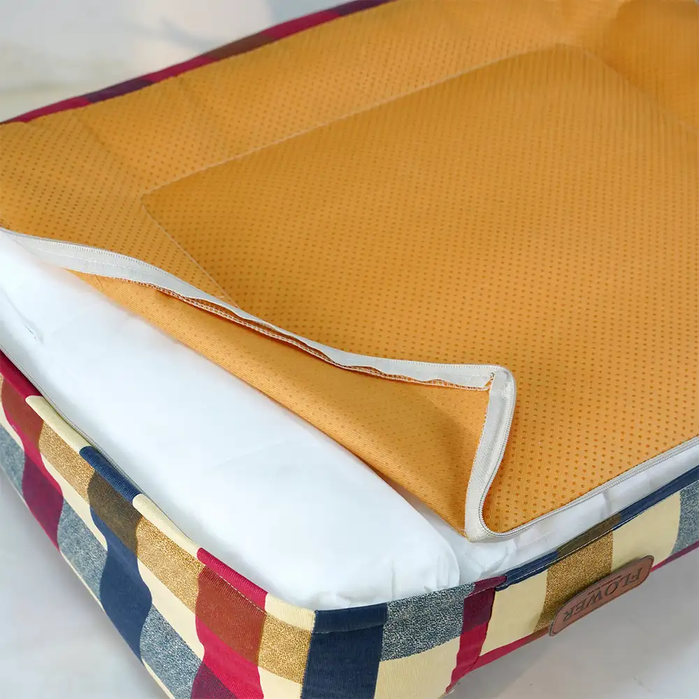 Cotton Canvas Fabric Breathable Scratch-Resistant Dog Sofa Bed - Image 6