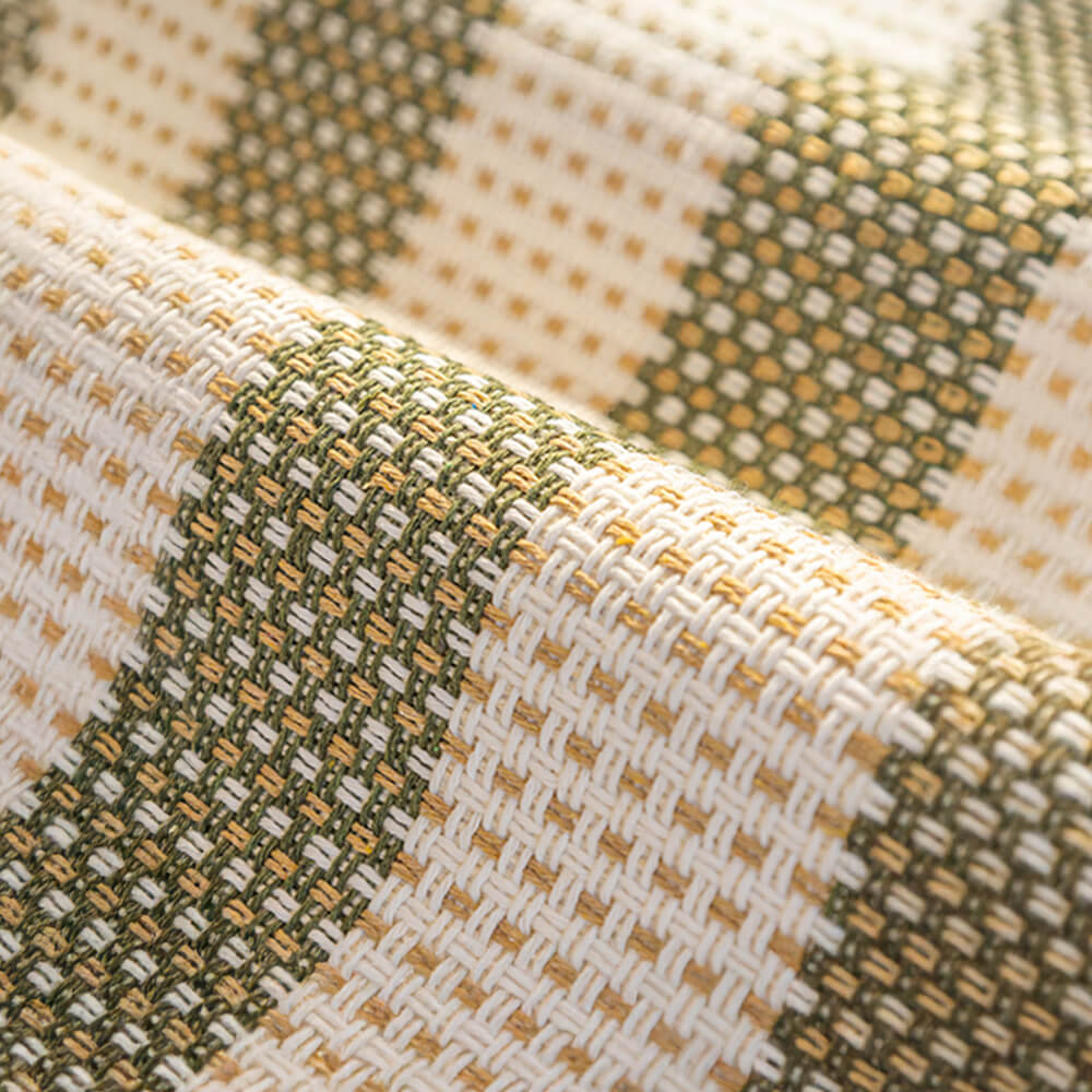 Cotton Linen Stripe Anti-scratch Furniture Protector Couch Cover - Image 8