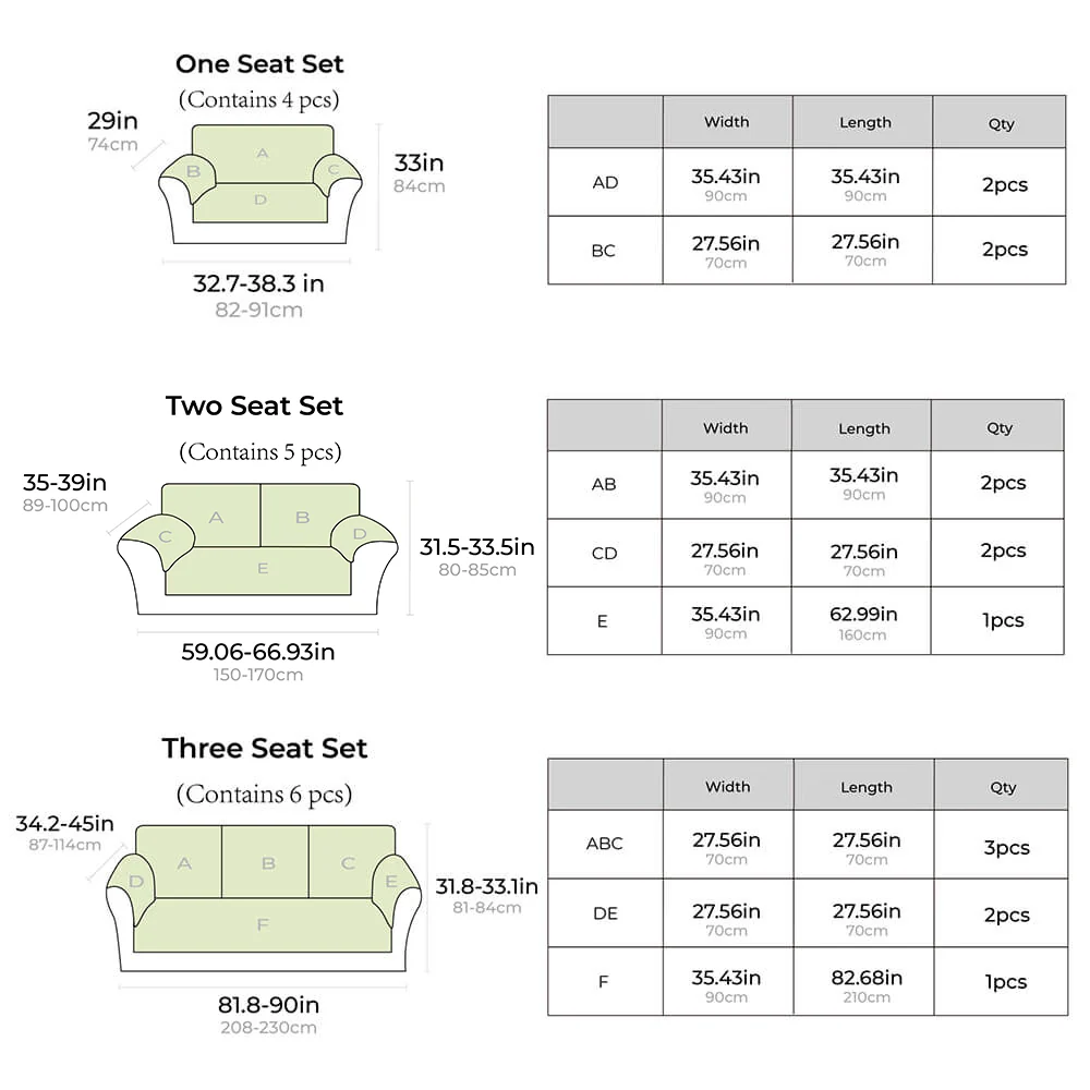 Cotton Plaid Anti-scratch Couch Cover - Image 5