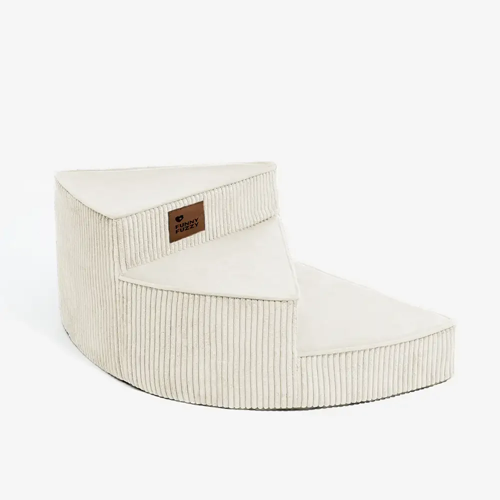 Cozy Corduroy Joint-Friendly Removable Spiral Pet Stairs - CreamyStep - Image 18