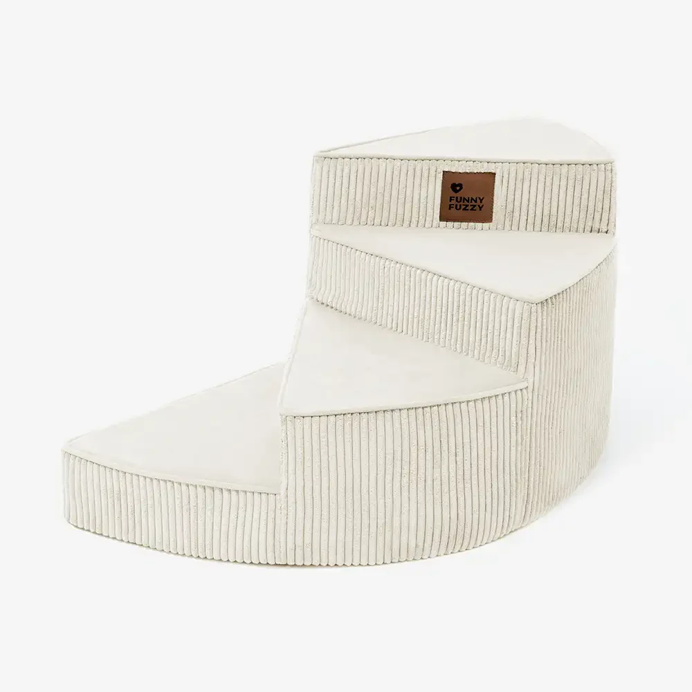 Cozy Corduroy Joint-Friendly Removable Spiral Pet Stairs - CreamyStep - Image 22