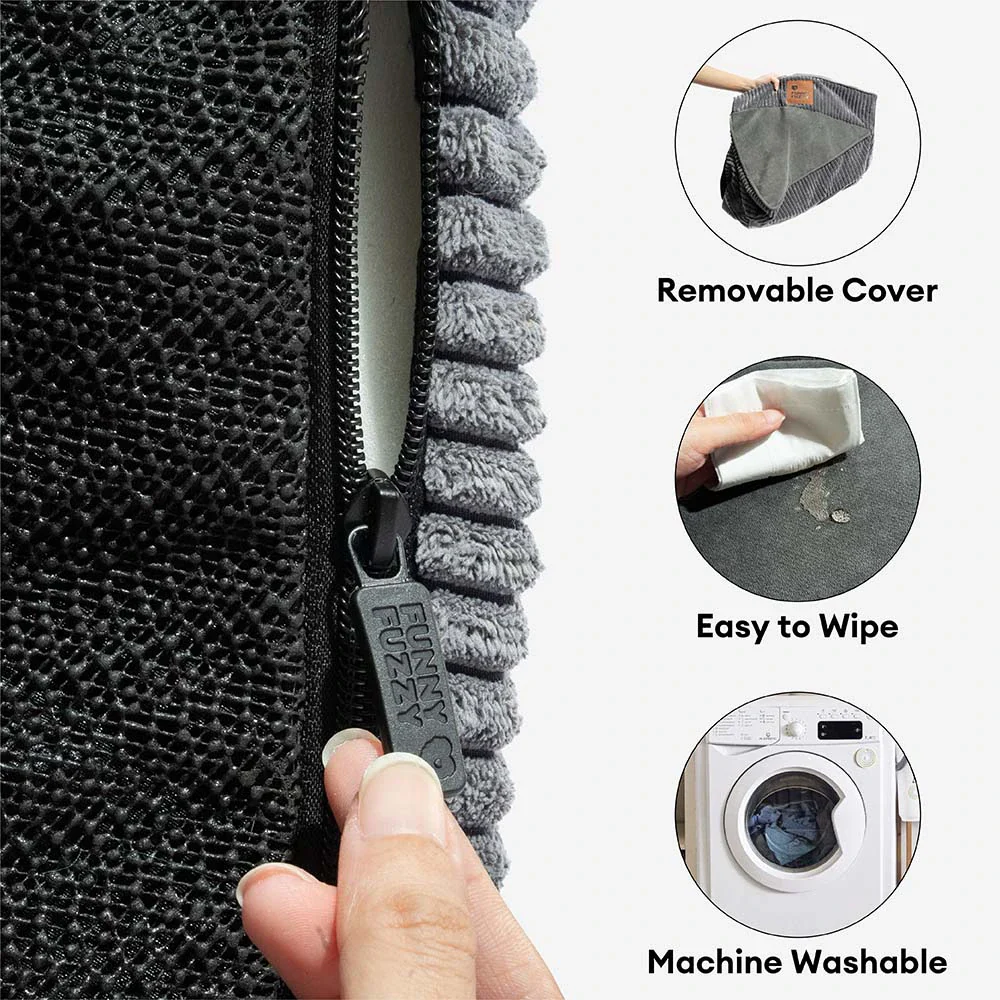 Cozy Corduroy Joint-Friendly Removable Spiral Pet Stairs - CreamyStep - Image 4