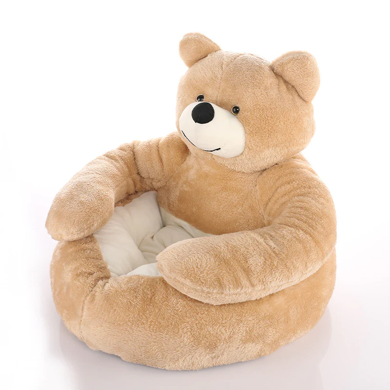 Cute Detachable Cuddle Bear Cat Bed - Image 13