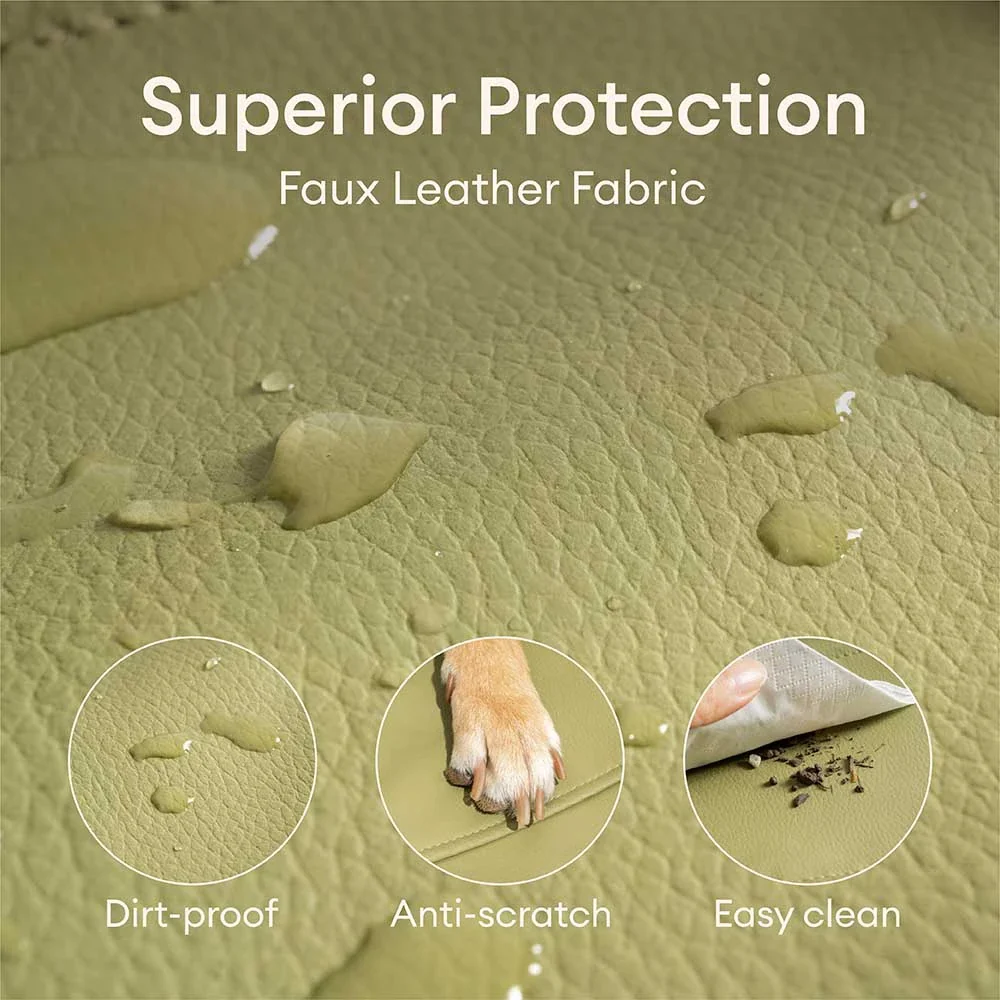 Deluxe Faux Leather Safety Center Console Pet Car Seat and Carrier - Urban Voyager - Image 6