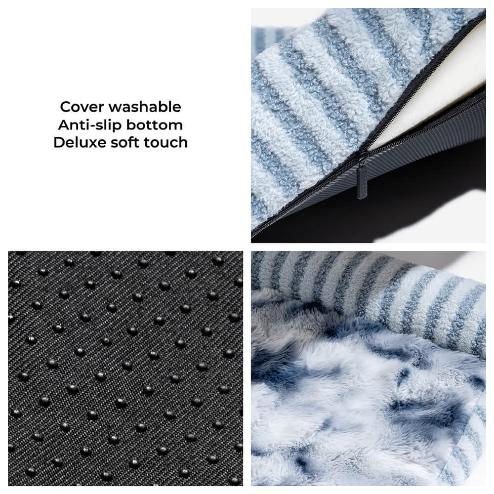 Deluxe Fluffy Full Support Anxiety Relieving Large Dog Bed - Image 10