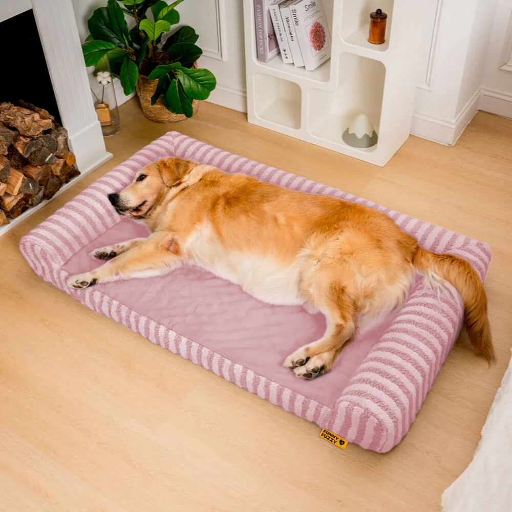 Deluxe Fluffy Full Support Anxiety Relieving Large Dog Bed - Image 5