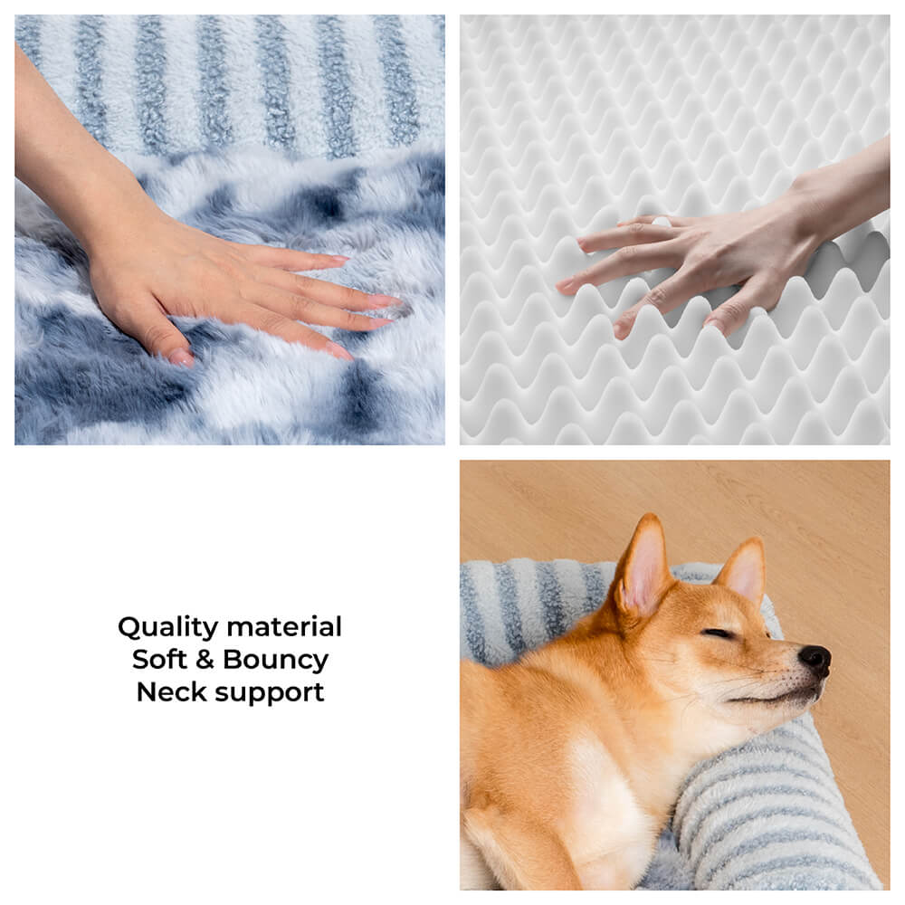 Deluxe Fluffy Full Support Anxiety Relieving Large Dog Bed - Image 7