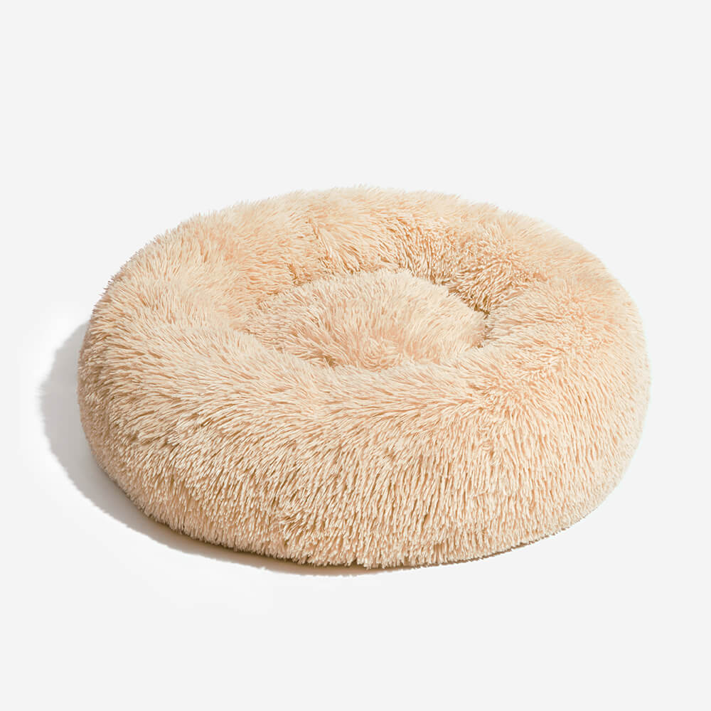 Fuzzy Round Fluffy Dog Bed - Image 11