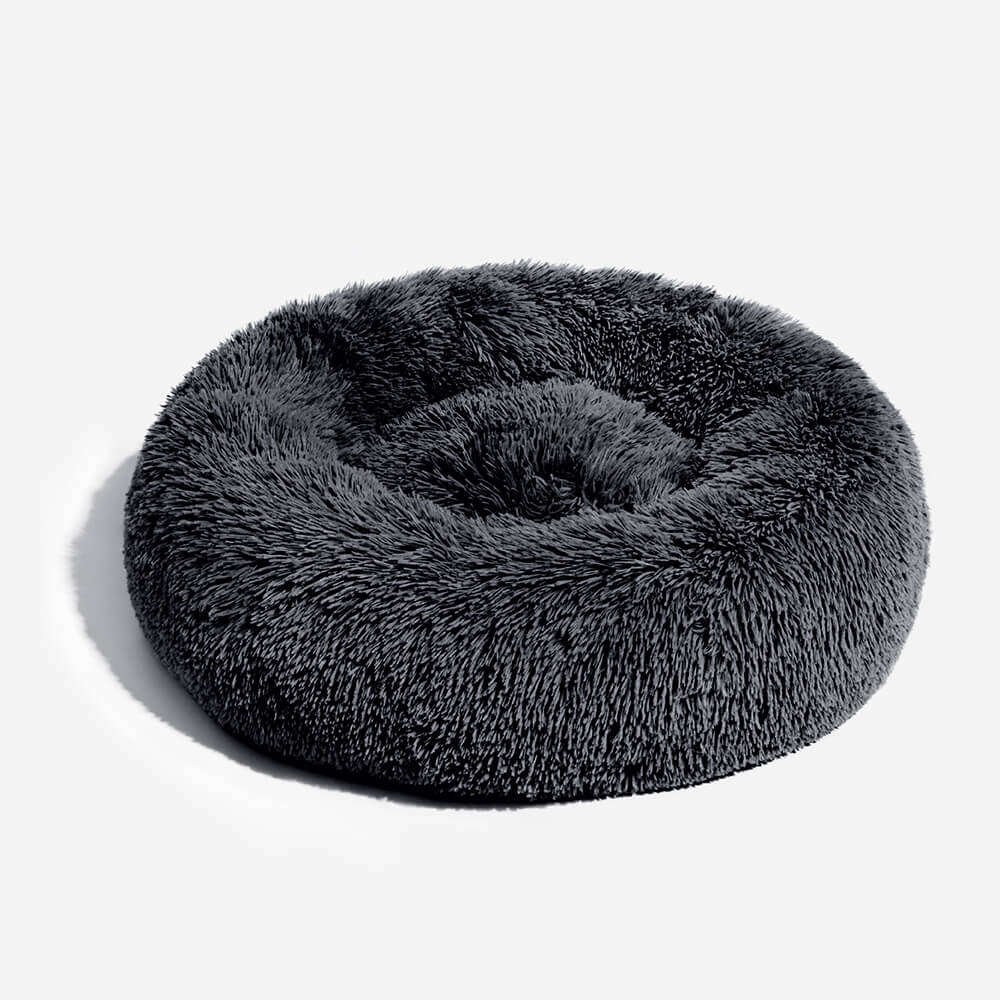 Fuzzy Round Fluffy Dog Bed - Image 12
