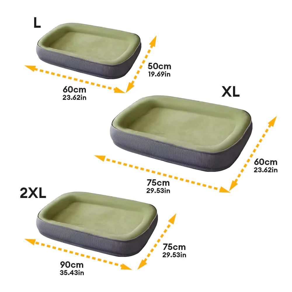 Durable Scratch-Resistant Suede Surface Dog Bed - Image 10