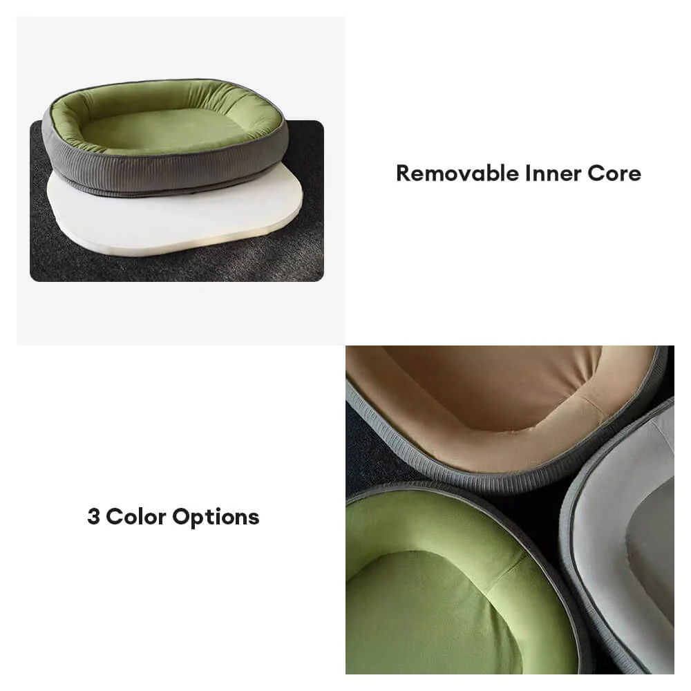 Durable Scratch-Resistant Suede Surface Dog Bed - Image 3