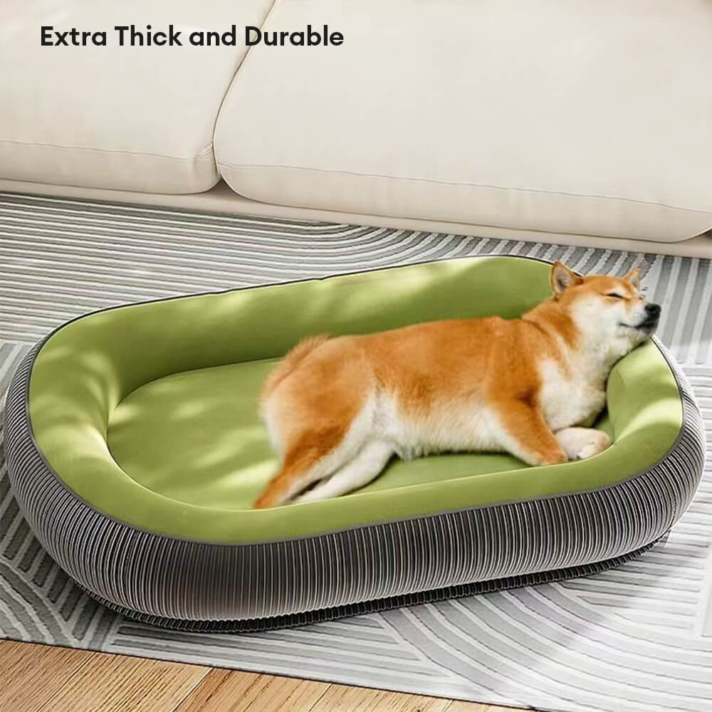 Durable Scratch-Resistant Suede Surface Dog Bed - Image 4