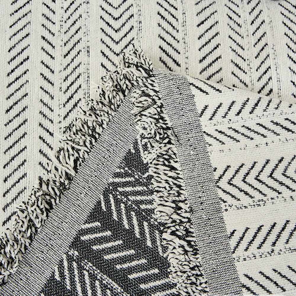 Elegant Herringbone Chenille Textured Throw Couch Cover - Image 11