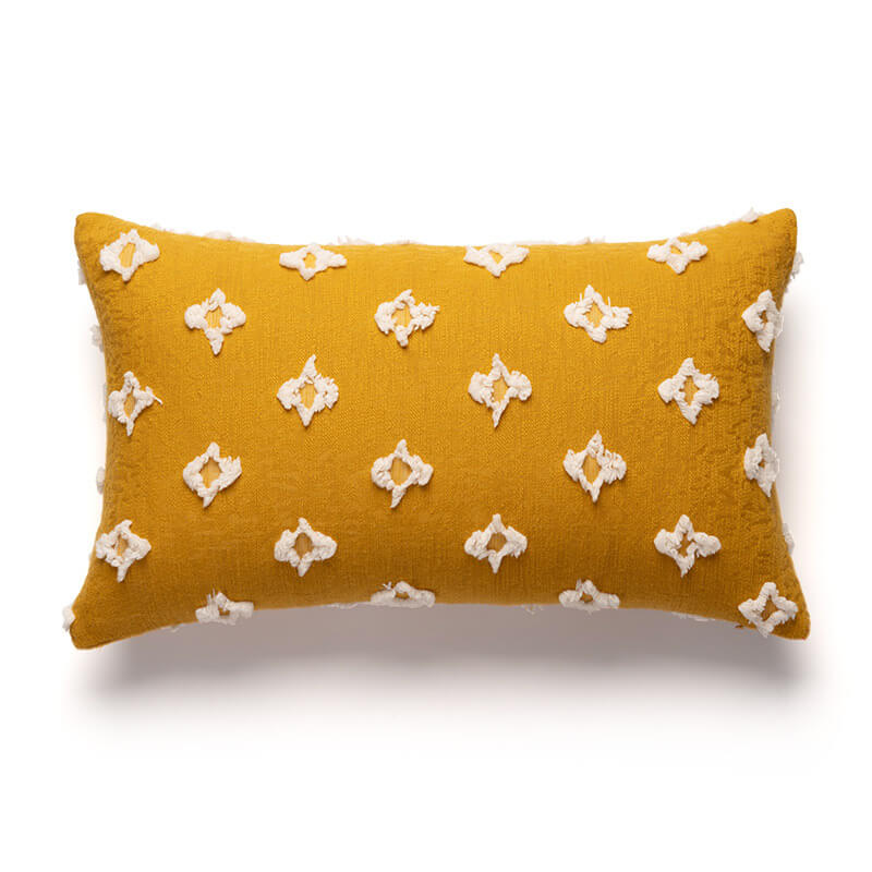 Sofa Pillow Embroidered Daisy Pillow - Image 7