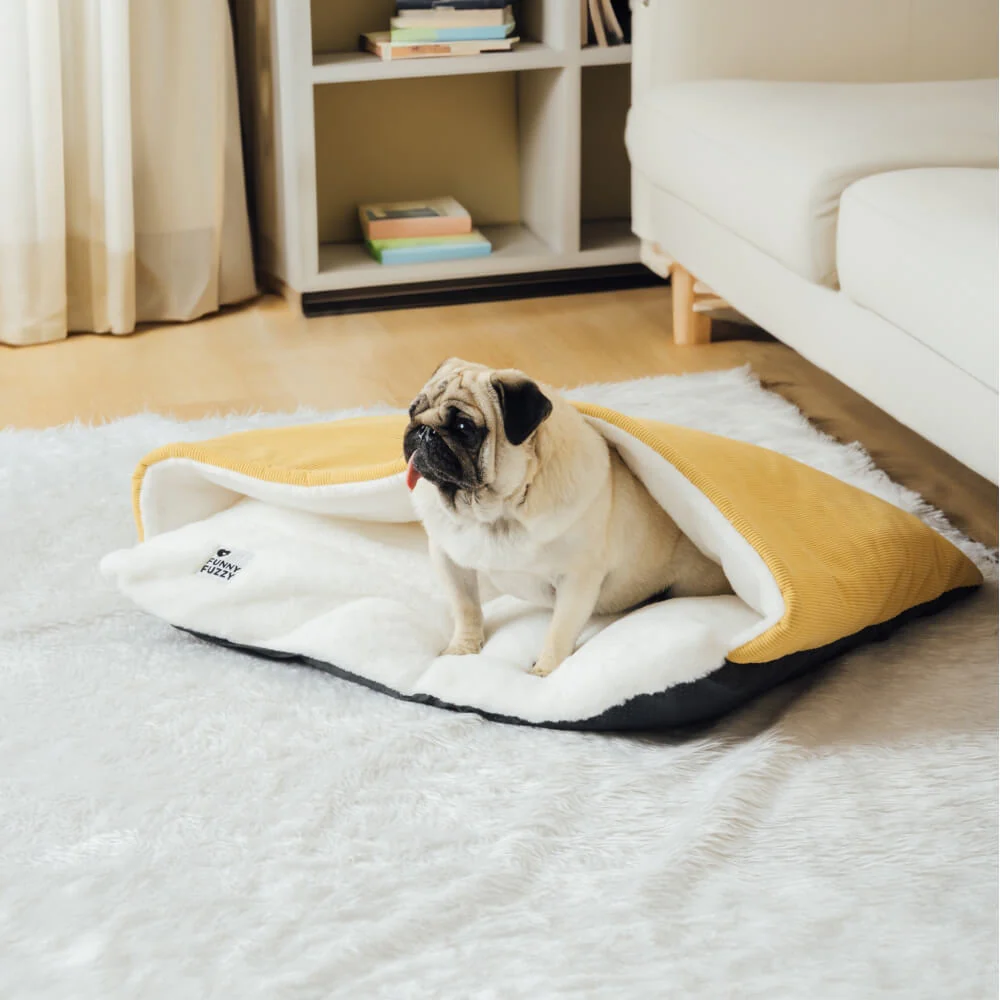 Extremely Soft Fuzzy Puppy Sleeping Bag Dog Bed - Image 6