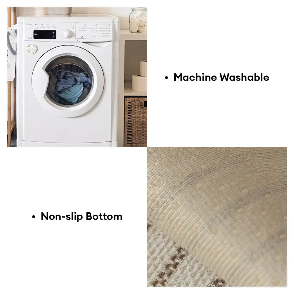 Faux Cotton-Linen Chenille Striped Breathable Scratch-Resistant Couch Cover - Image 8