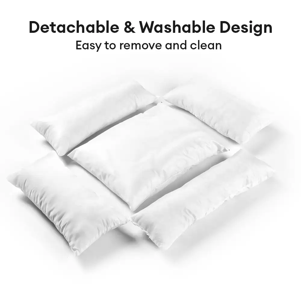 Floral Pattern Anti Static Washable All Season Dog Bed - Image 4