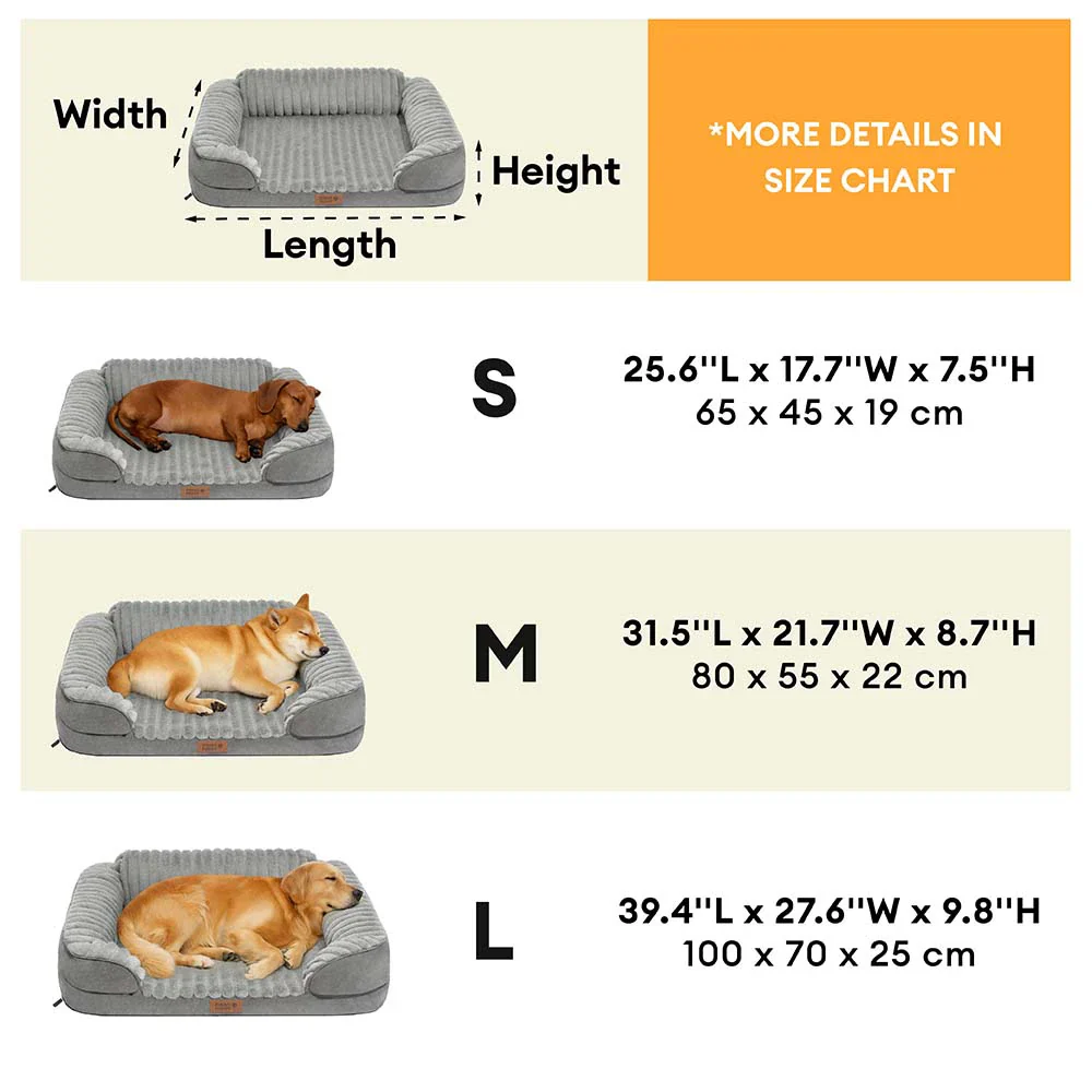 Fluffy Plush Orthopedic Washable Bolster Dog Bed - ComfyPaws - Image 8