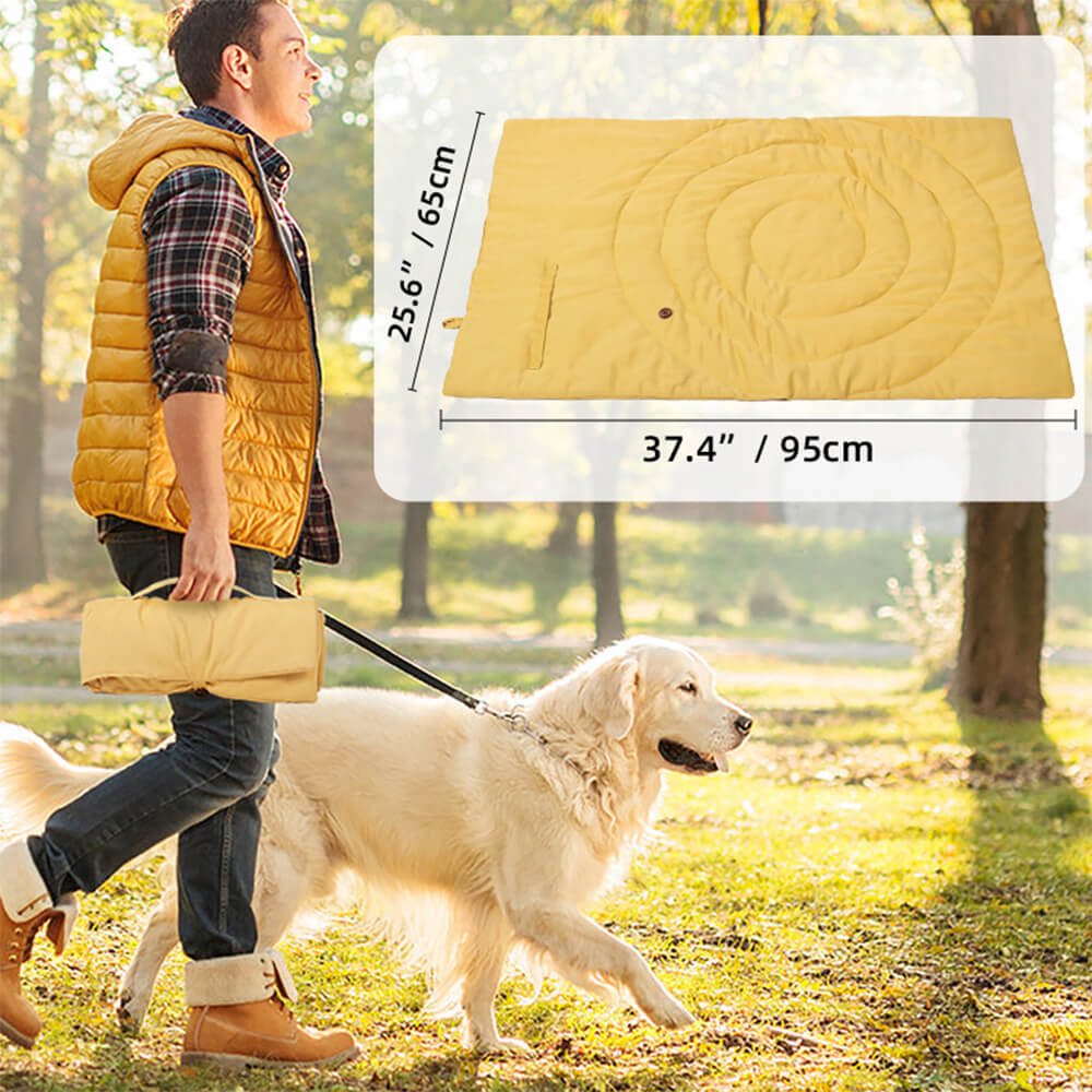 Foldable Waterproof Portable Dog Car Seat Mat Dog Camping Mat - Image 4