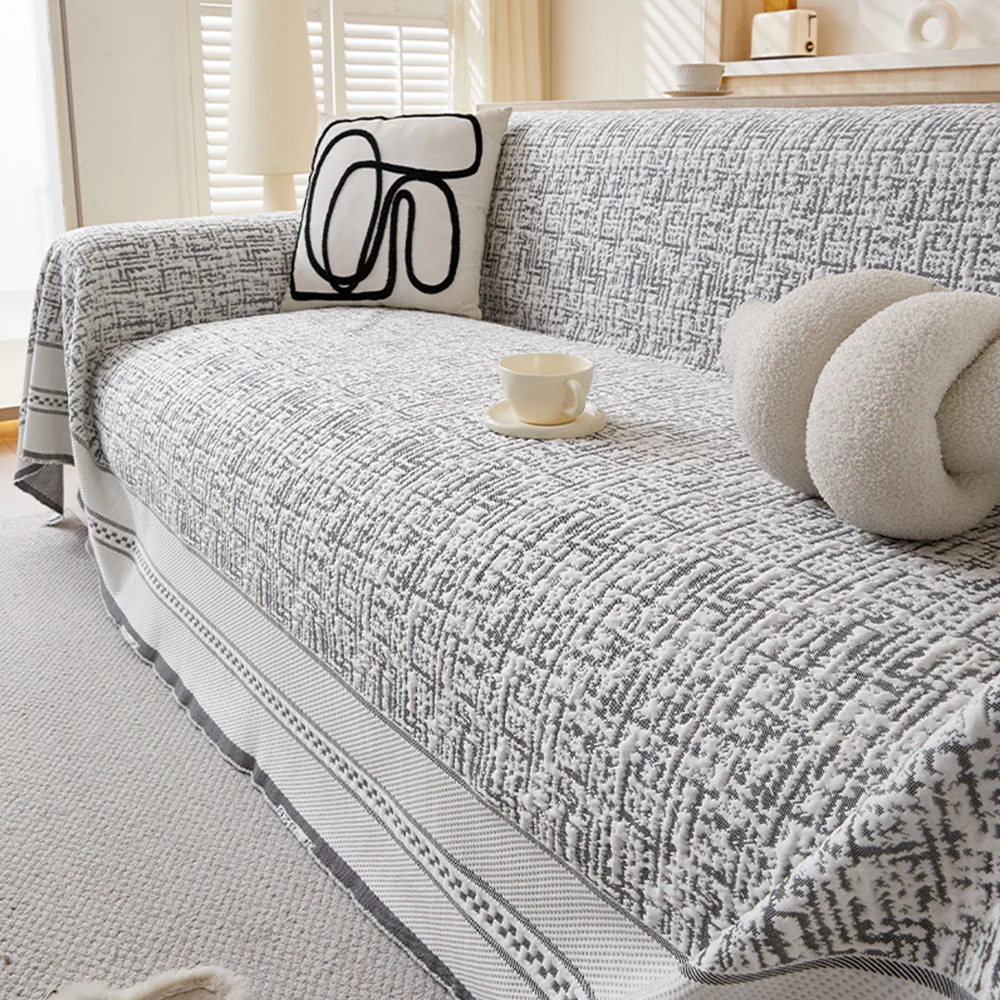 Four Seasons Universal Ice Silk Cool Feeling Couch Cover - Image 10